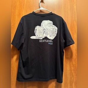 H&M Next Level Apparel Black Tee with Ice Graphic